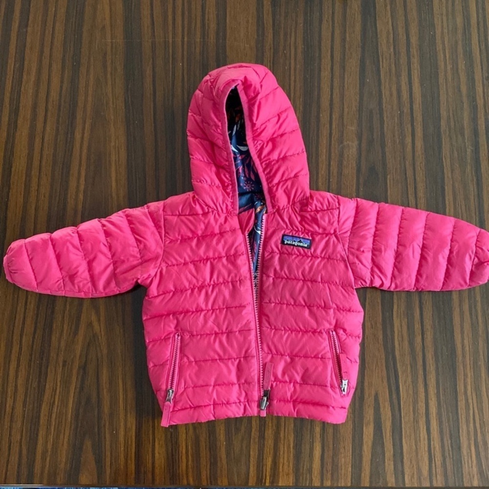 Reversible Down Patagonia Jacket for 12 month old baby.